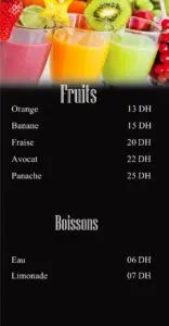Menus · 8