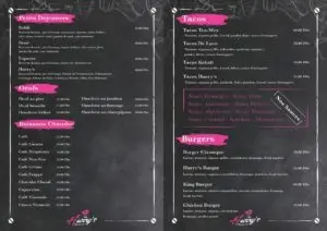 Les menus · 5
