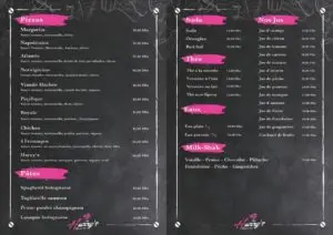 Les menus · 3