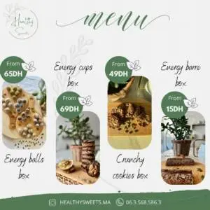 Menu HEALTHY SWEETS Casablanca February 2024 005606-589500