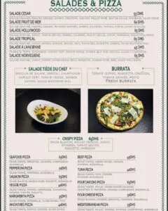 Hollywood Kenitra Menu Restaurant 5 1