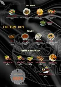 Menu IKURA SUSHI Marrakech June 2023 594120-220500