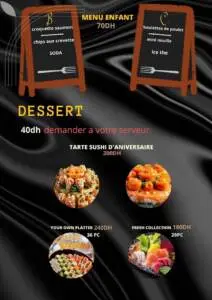 Menu IKURA SUSHI Marrakech June 2023 064220-600200