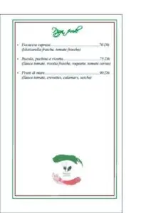 Il Giardino Rabat Menu Restaurant 8