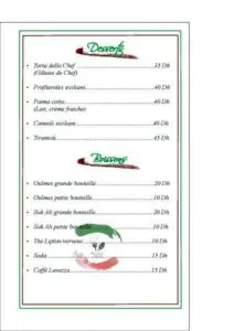 Il Giardino Rabat Menu Restaurant 9