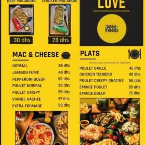 Menu JOM FOOD Casablanca December 2023 073523-900400