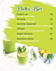 juice bar menu marrakech restaurant 2020 7