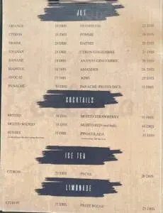 Menu Kaffeine Kenitra June 2023 460918