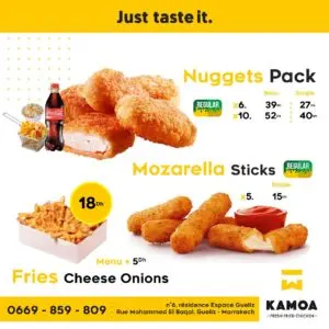 Les menus · 1