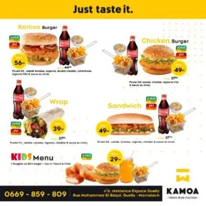 Les menus · 2