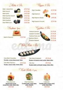 Menu Kamora Tanger April 2026 552713-222900