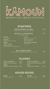 Les menus · 1