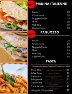 kapriccio food menu marrakech charaf 2022 3
