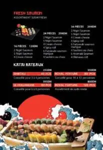 Menu Katai Sushi Agadir August 2023 172117-576200