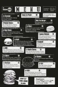 kech burger menu restaurant marrakech 2