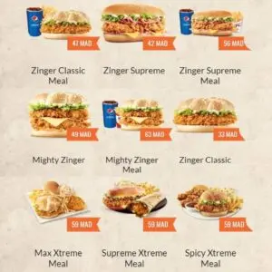KFC Menu 6