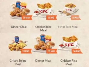 KFC Menu 5