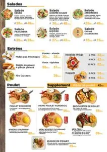 Menus · 1