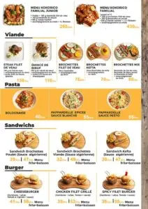 Menus · 2