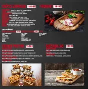 menu kooji temara