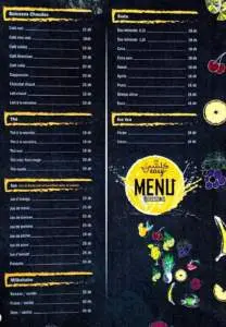 menu koulchi easy cafe marrakech 1