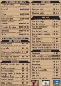 menu kulchi healthy marrakech 1
