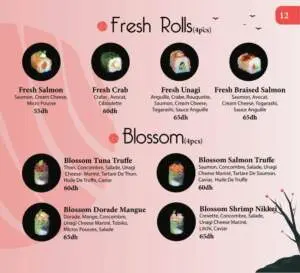 kyoto sushi menu restaurant asiatique casablanca agadir 12