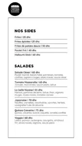 menu lartisant du sandwich restaurant a casablanca 3