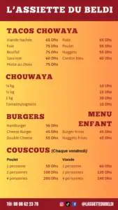 Menu L’Assiette Du Beldi - La Corniche by LBF Casablanca December 2023 434822-756400