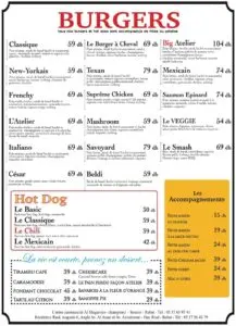 menu l atelier burger 1