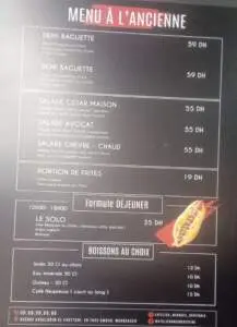 LAtelier merguez veritable menu marrakech 2