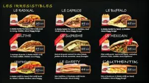 Les menus · 4