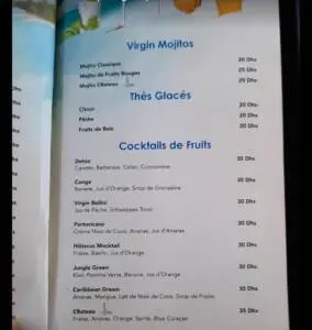 Menu L'bateau Oujda June 2023 354416