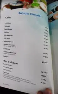 Menu L'bateau Oujda June 2023 394416