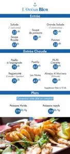Les menus · 6