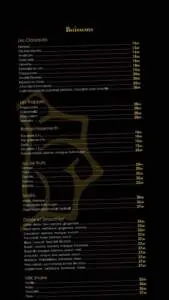 menu la creole restaurant casablanca 3