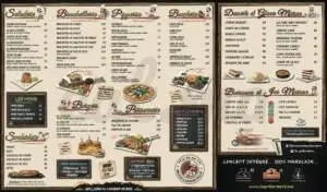 Menu La Grillardière  August 2023 432811-450500