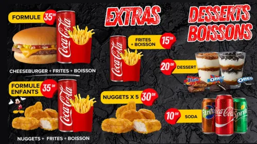 Menu de La Maison Du Shawarma à Agadir