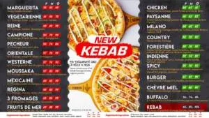 Menu La Pelle a Pizza Oujda July 2023 510211-428700
