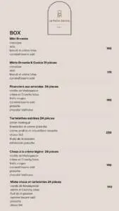 Les menus · 1