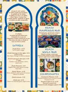 Menu La Sqala Casablanca December 2023 365210-491100