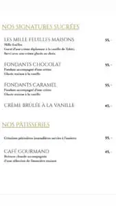 Menu LA STORIA CASABLANCA Casablanca August 2023 293012-090500