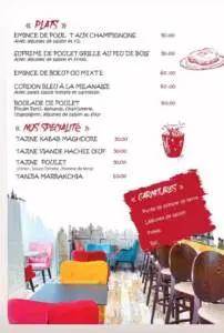 Menu La Strada Kenitra June 2023 095911