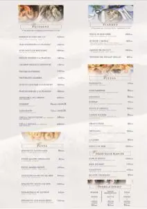 menu la table de lamiral restaurant poisson a rabat 1