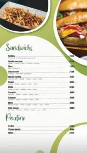 Menu La Villa del padre Oujda June 2023 385320-082500