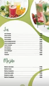Menu La Villa del padre Oujda June 2023 385320-662200