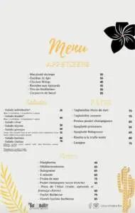 Menu Le Baromaître Fes June 2023 532809