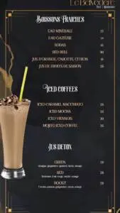 Les menus · 4