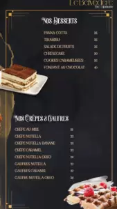 Les menus · 8