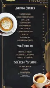 Les menus · 3